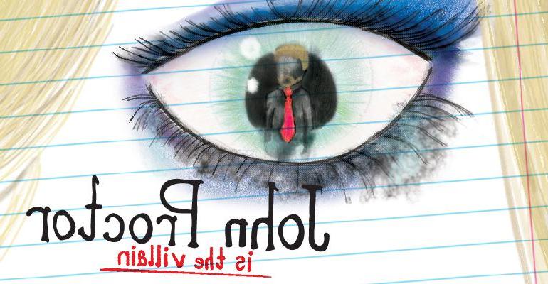 theatre poster of a drawn eye with reflection in it